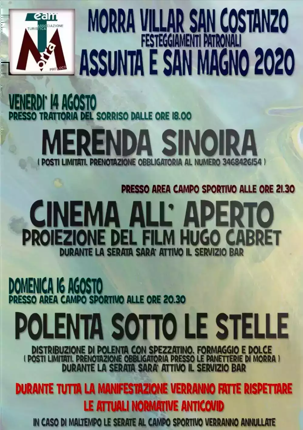Festeggiamenti patronali-Santa Assunta e San Magno 2020
