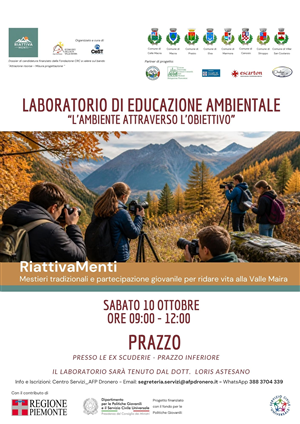 Laboratorio di educazione ambientale "L'ambiente attraverso l'obiettivo"